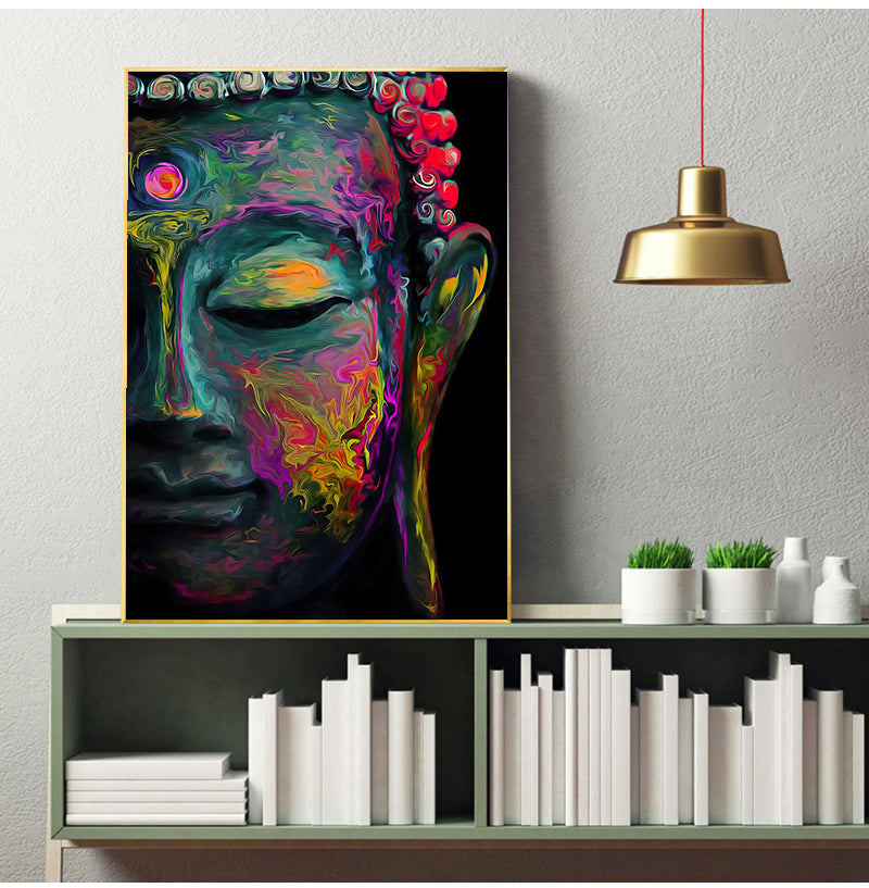 Quadro Buddha astratto
