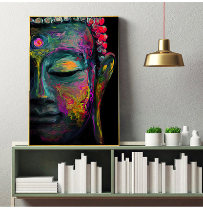 Quadro Buddha astratto