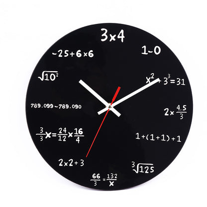 Orologio da parete Formule matematica orologio