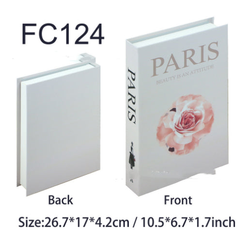 Decorazione libri minimalista
