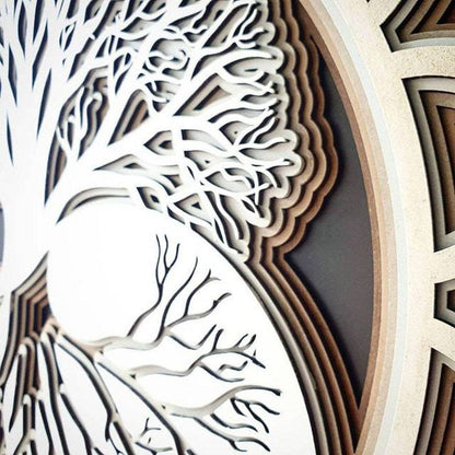 Ornamento albero della vita boho