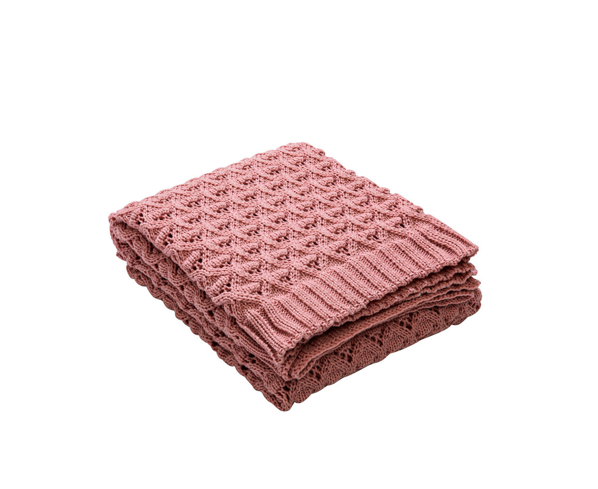 Coperta maglia diamante