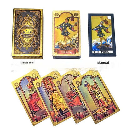 Scatola regalo tarocchi dorati