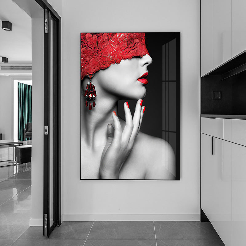 Quadro nordico figure bianco e nero