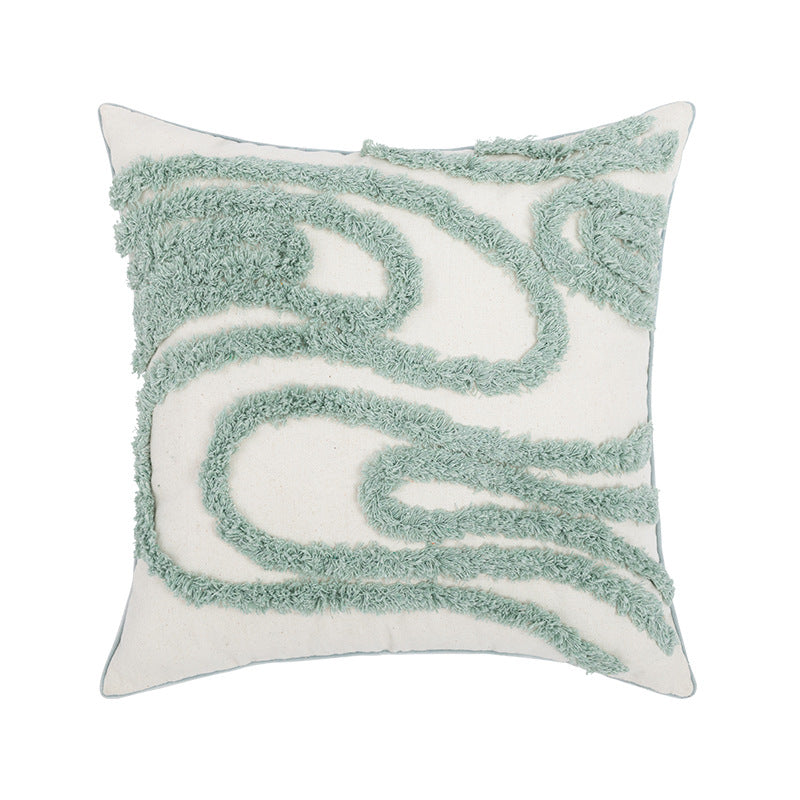 Cuscino ricamato stile nordico