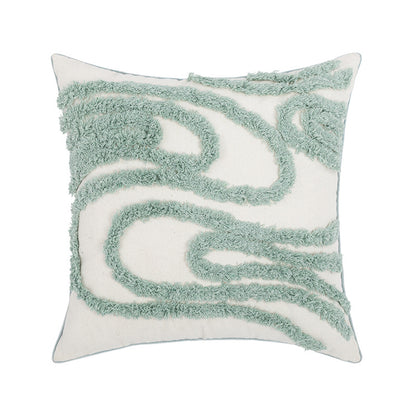 Cuscino ricamato stile nordico