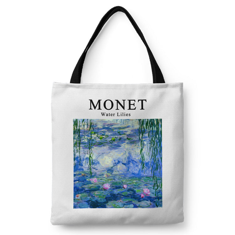 Borsa tela ninfee