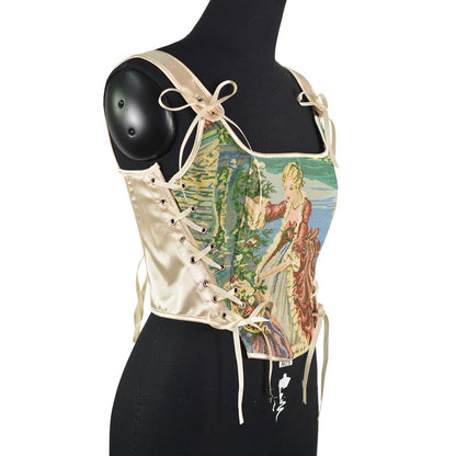 Corsetto Tessuto Dipinto