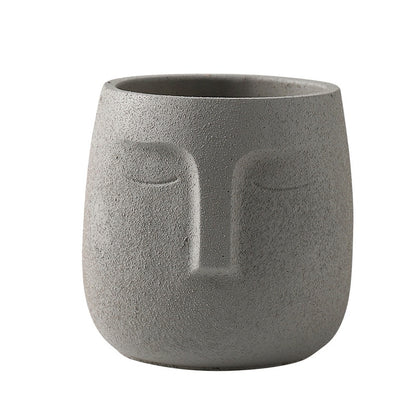Vaso fiori cemento