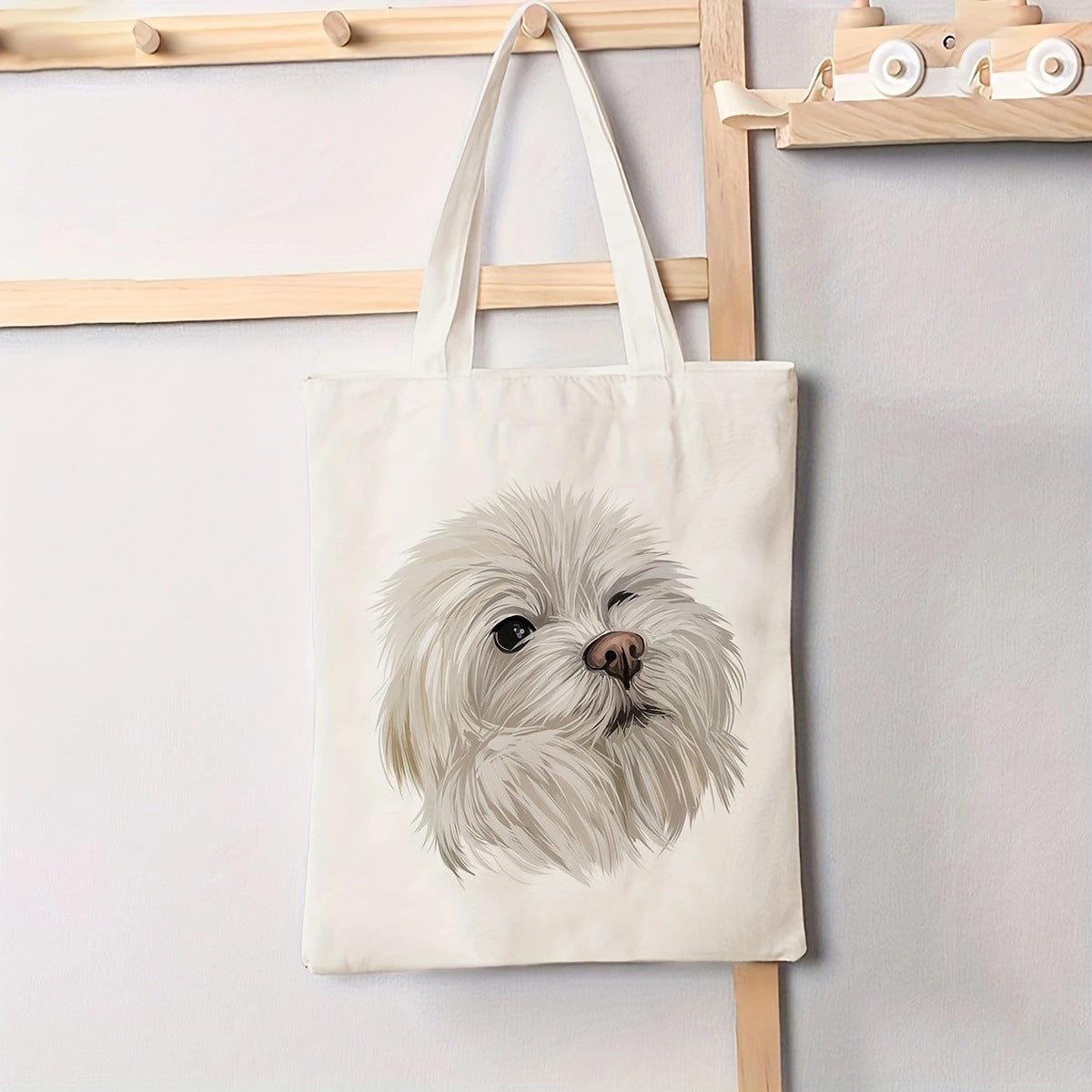 Borsa tela motivo cane