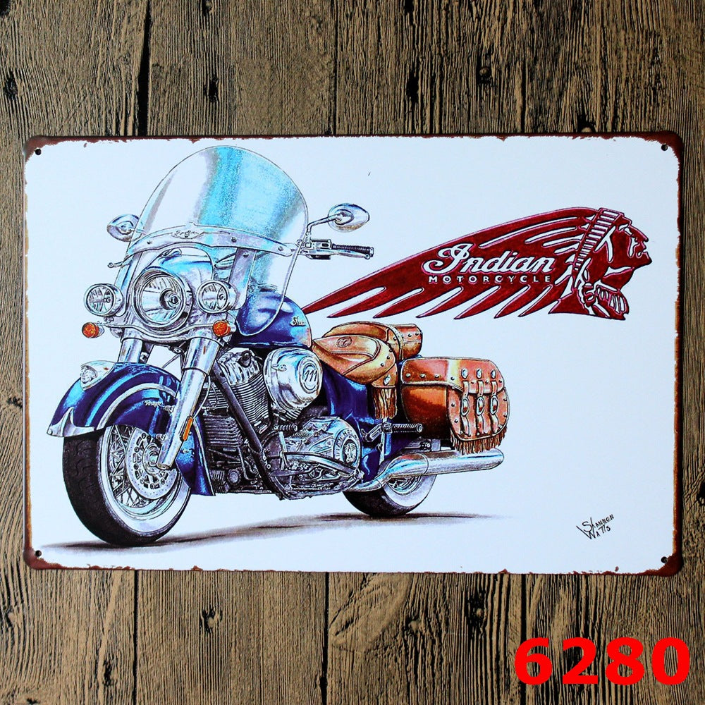 Targa in metallo Motociclette vintage