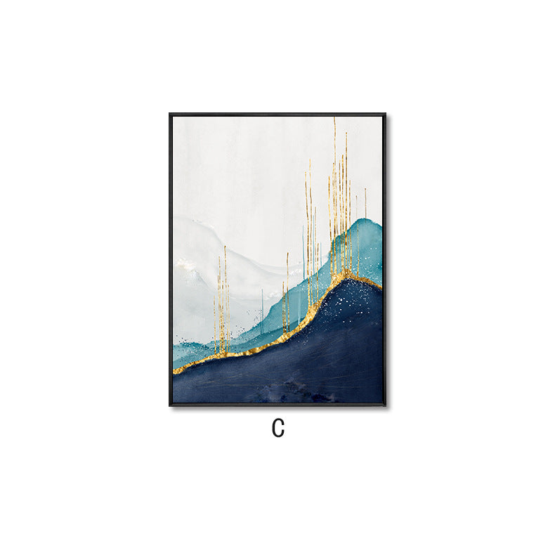 Quadro astratto dorato