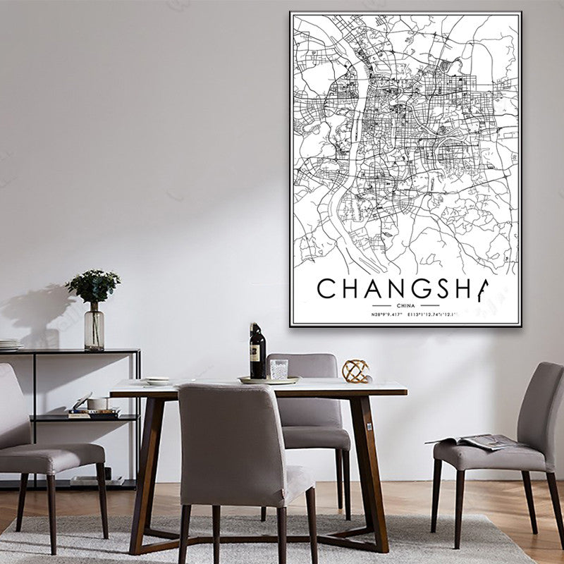 Poster Mappa Città