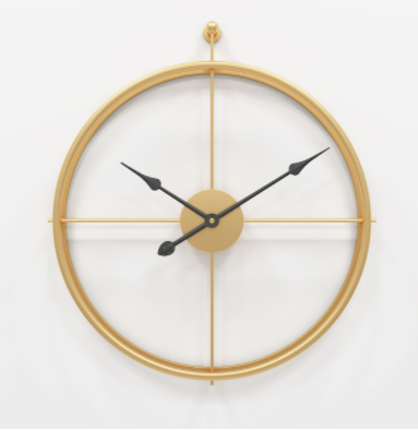 Orologio da parete Ovale oro