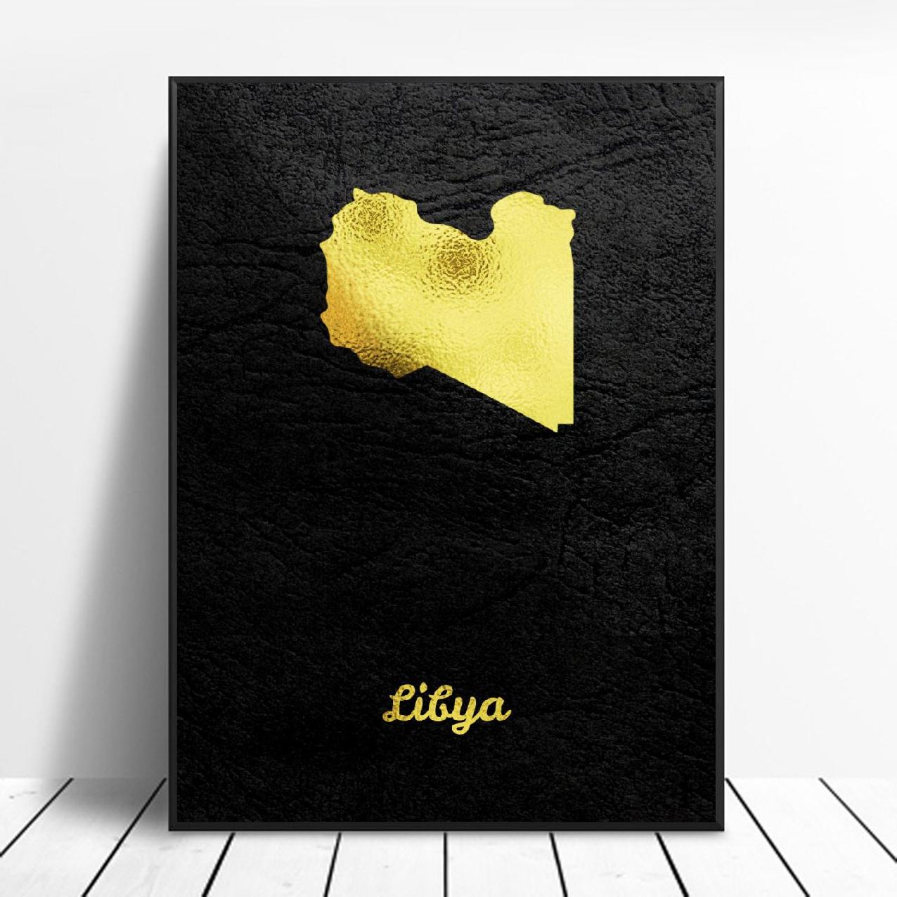 Quadro mappa Lettonia