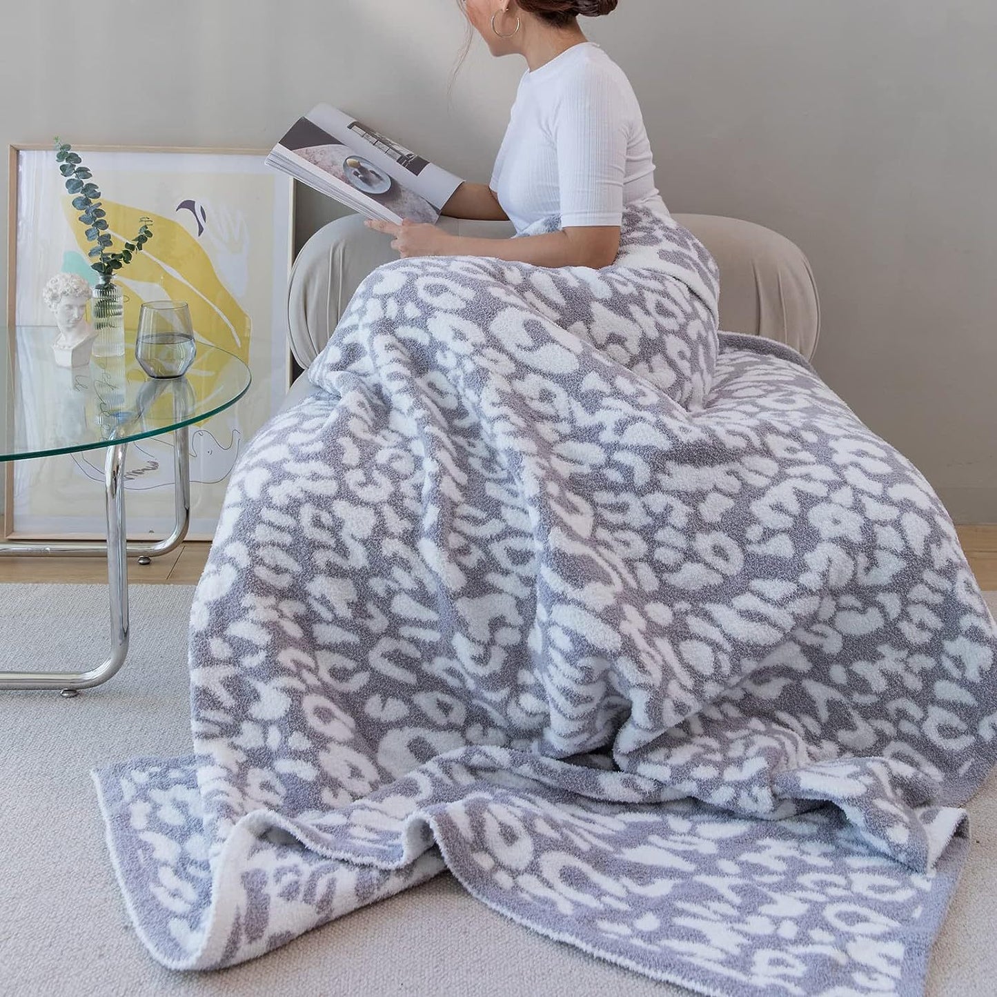 Coperta Leopardo Velluto