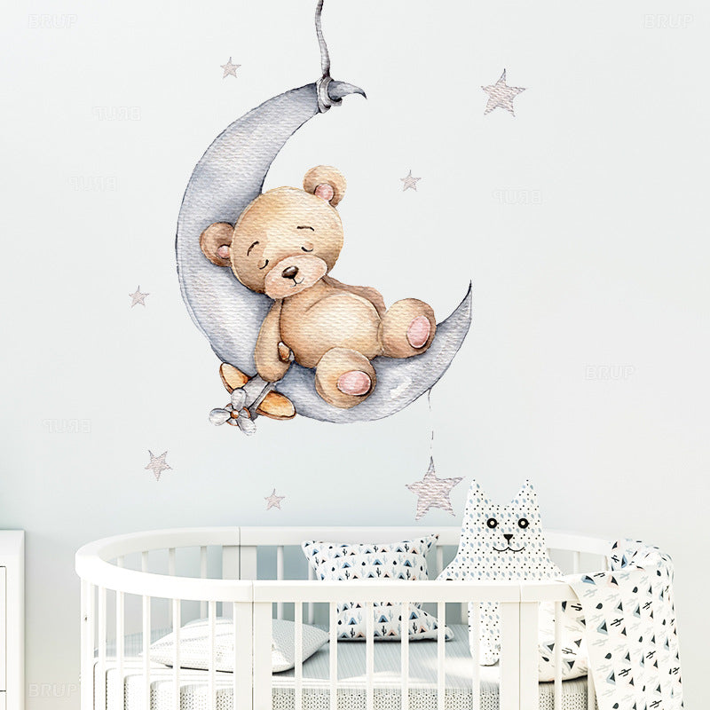 Sticker Orso e Luna