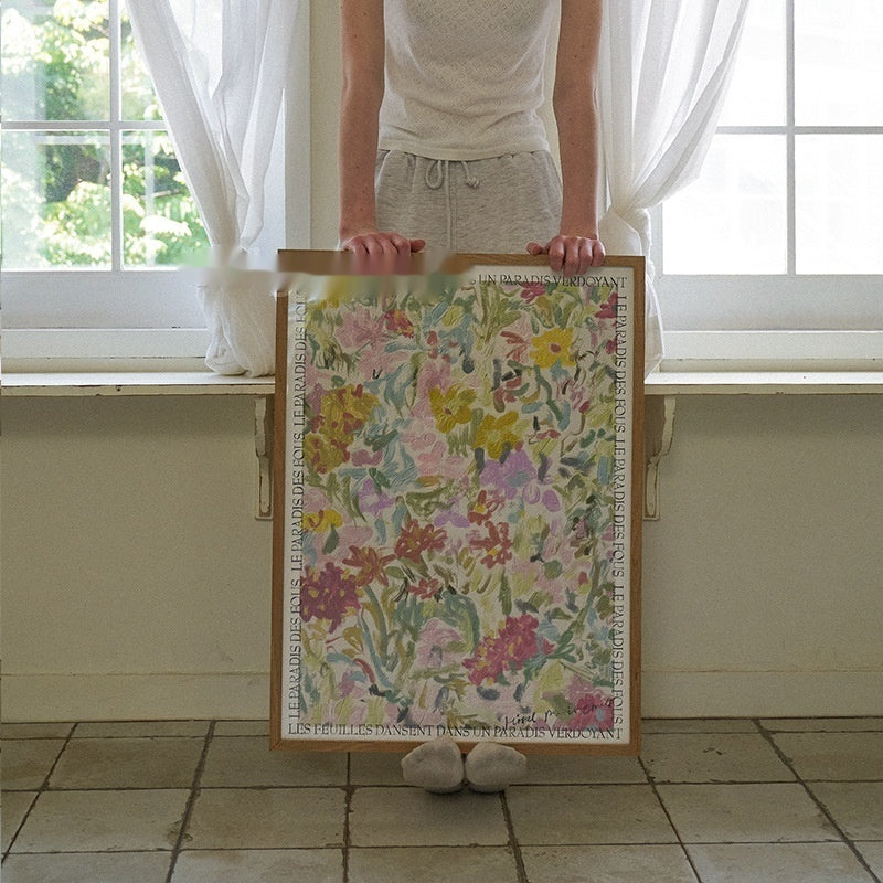 Quadro fiori estivi romantico