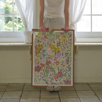 Quadro fiori estivi romantico