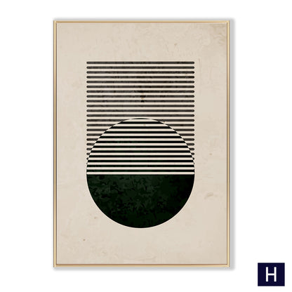 Quadro nero astratto
