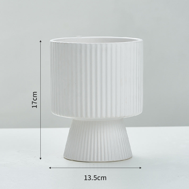 Vaso ceramica righe