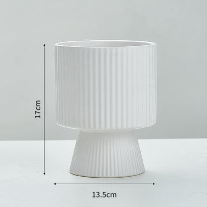 Vaso ceramica righe