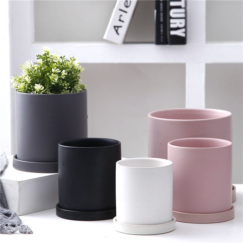 Vaso con sottovaso nordico