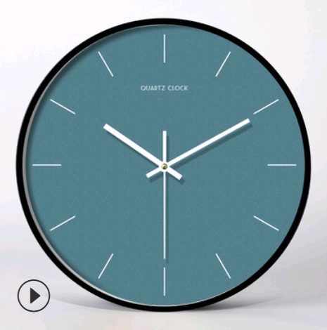 Orologio da parete Motocicletta silhouette