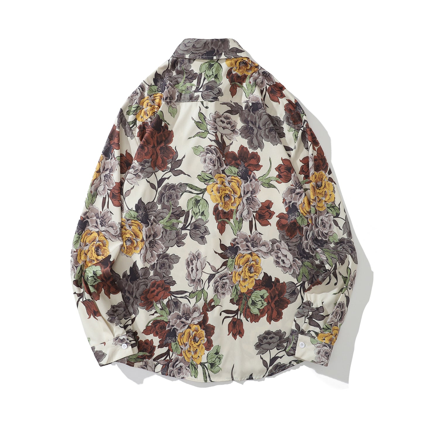 Camicia fiori stile dipinto