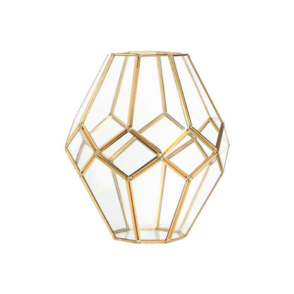 Vaso geometrico vetro