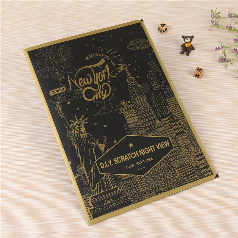 Scratch Art Tema Egitto