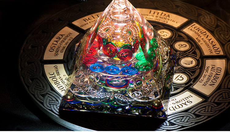 Piramide Cristallo Mandala