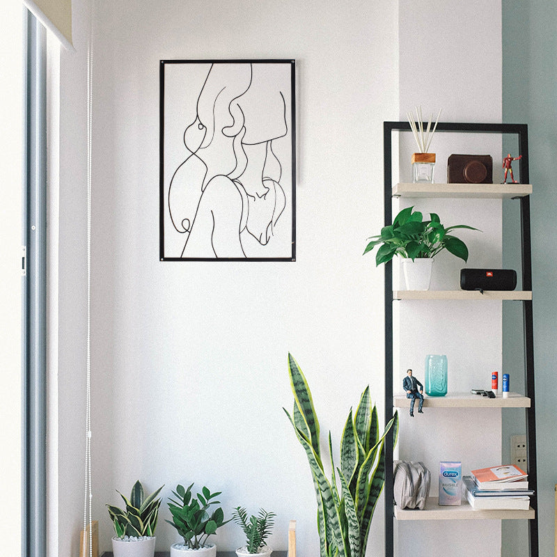 Quadro silhouette da parete