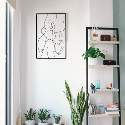 Quadro silhouette da parete
