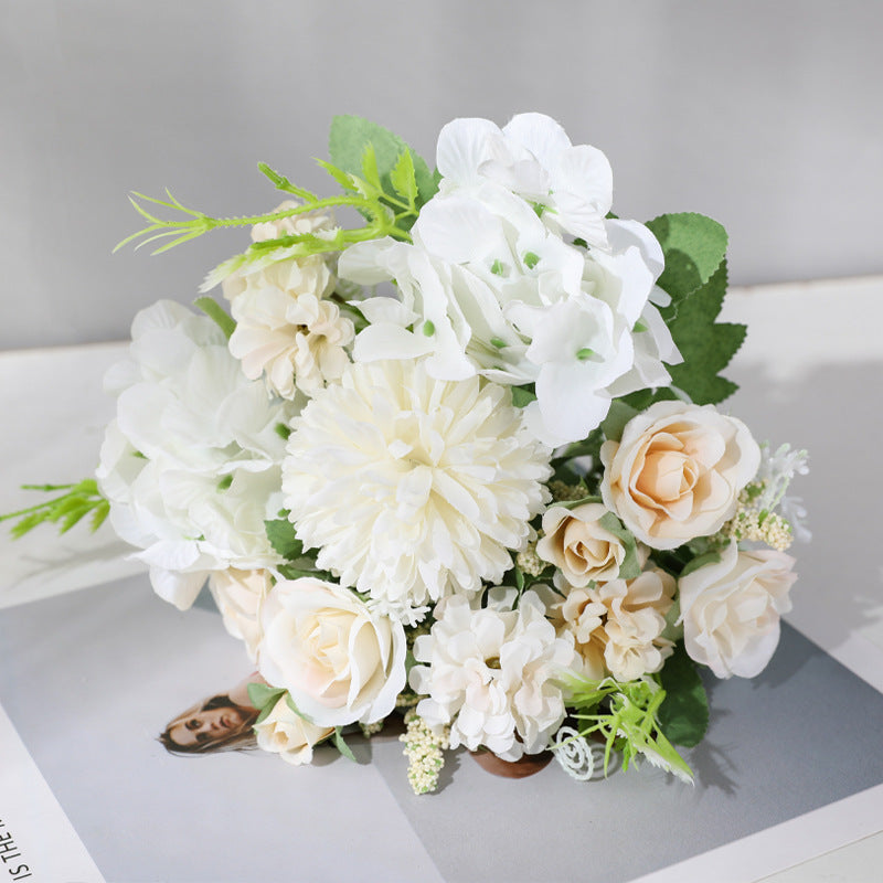 Bouquet rose artificiali