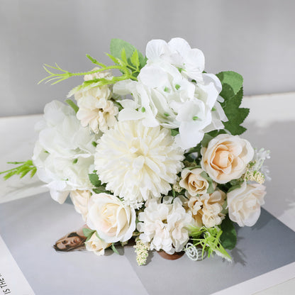 Bouquet rose artificiali
