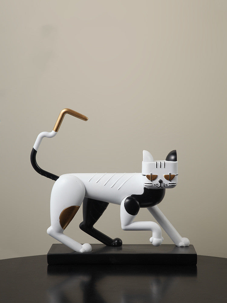 Gatto in resina