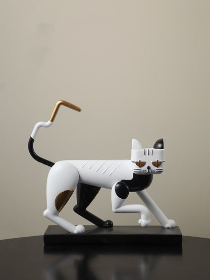 Gatto in resina