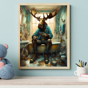 Poster animali bagno