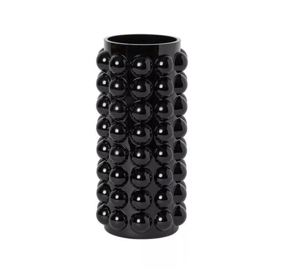 Vaso di vetro nero