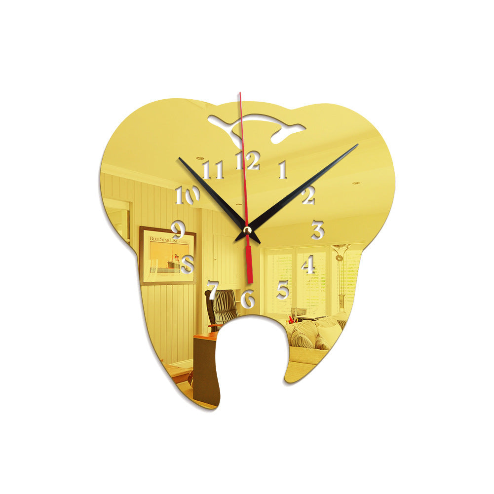 Orologio da parete Dente con orologio