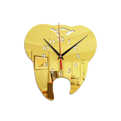 Orologio da parete Dente con orologio