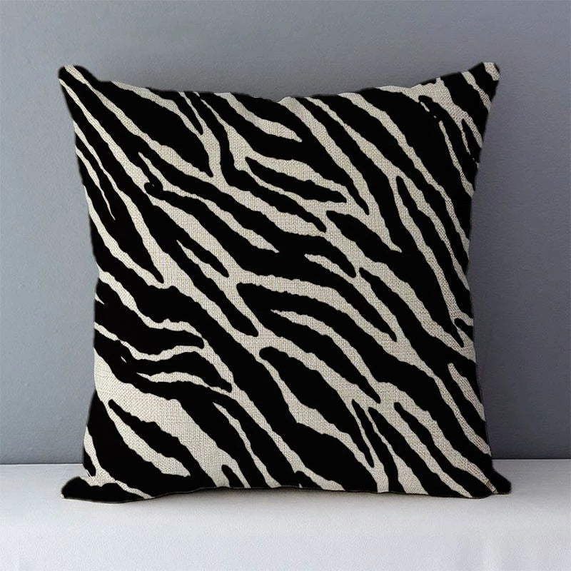 Federe geometriche bianco nero