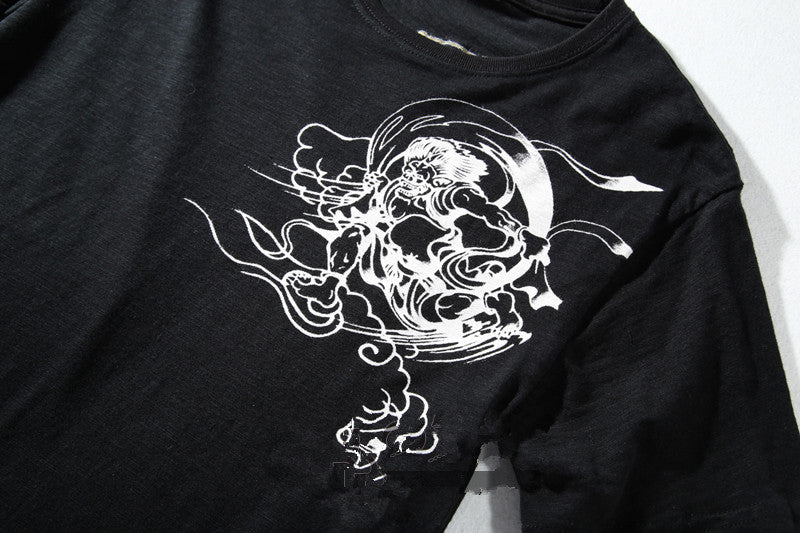 T-shirt Ricamata Ukiyo-e