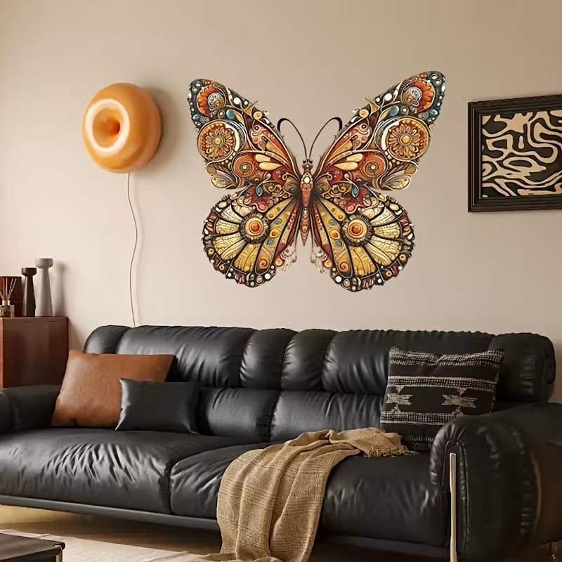 Quadro farfalla fluo