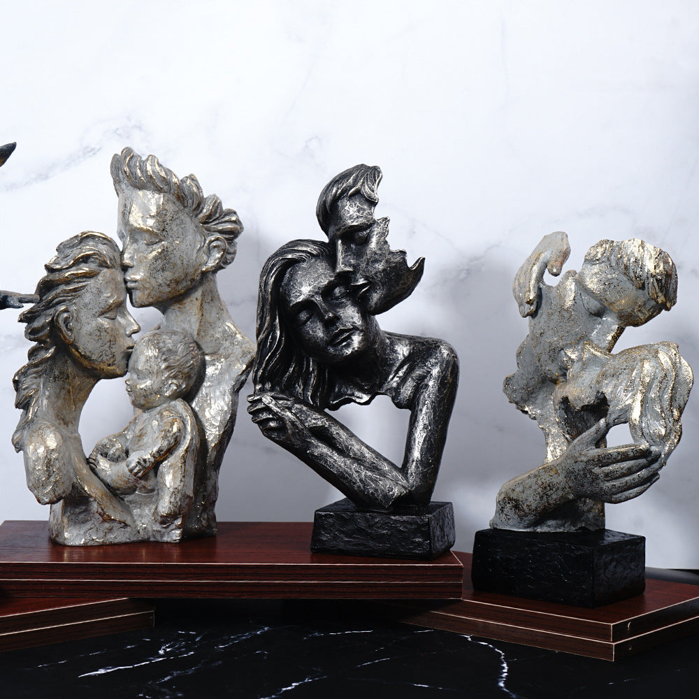 Scultura resina pensatore