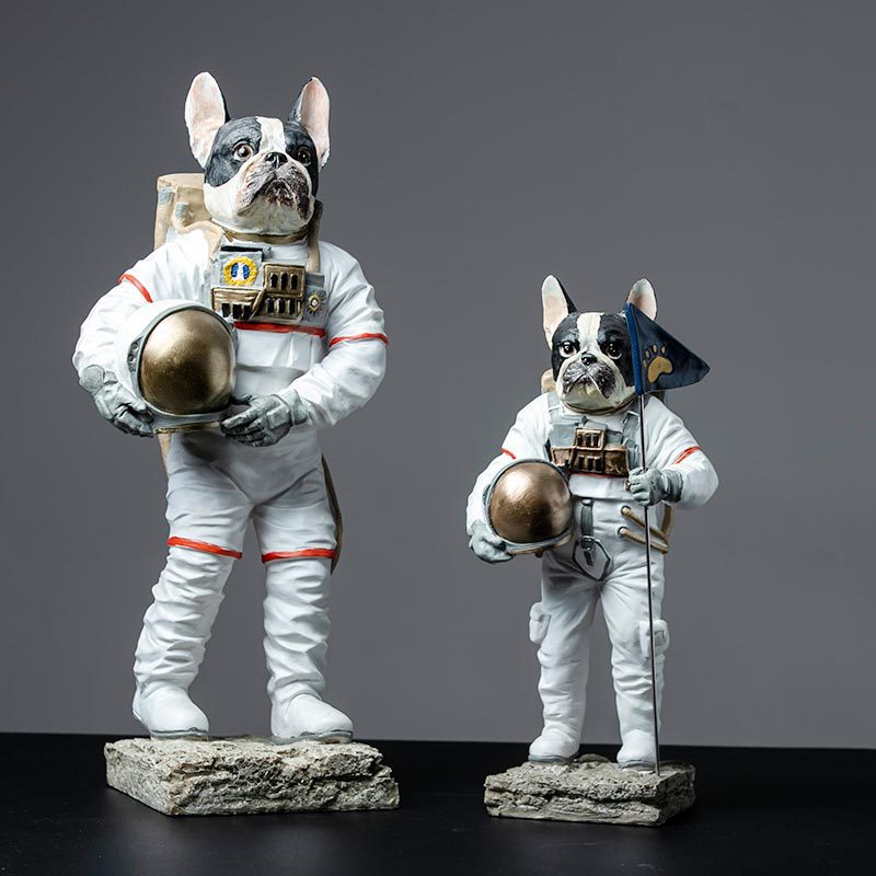 Statuetta cane ceramica