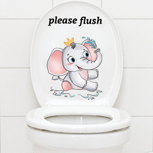 Adesivo murale Elefante cartone animato