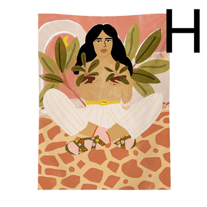 Tappezzeria Illustrazione Ragazza