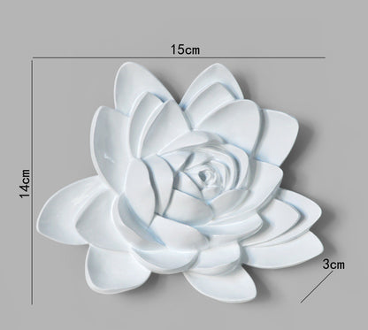 Decorazione fiori in rilievo